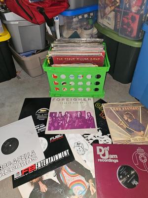 Sale Photo Thumbnail #287: Vintage Vinyl Records (Rock, Hip Hop, etc)