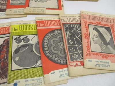 Sale Photo Thumbnail #1991: 1962-1965 Workbasket Magazines Knit Crochet Sewing Patterns Recipes