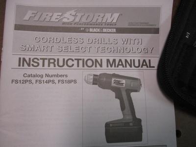Sale Photo Thumbnail #1511: Black & Decker Fire Storm Hand Tools