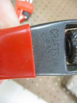 Sale Photo Thumbnail #1522: Assortment Of Handtools Craftsman Pipe Wrench