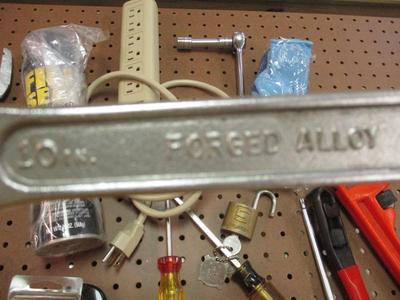 Sale Photo Thumbnail #1523: Assortment Of Handtools Craftsman Pipe Wrench
