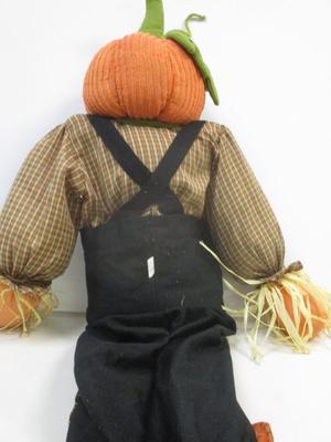 Sale Photo Thumbnail #424: Stuffed Scarecrow Approx 45 1/2" Tall