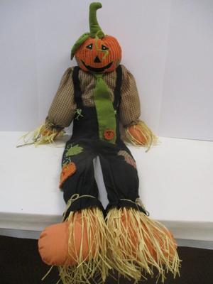 Sale Photo Thumbnail #418: Stuffed Scarecrow Approx 45 1/2" Tall