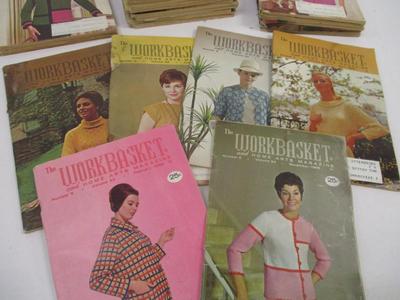Sale Photo Thumbnail #1996: 1966-1967 1968-1969 Workbasket Magazines Knit Crochet Sewing Patterns Recipes