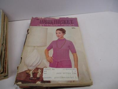 Sale Photo Thumbnail #1998: 1966-1967 1968-1969 Workbasket Magazines Knit Crochet Sewing Patterns Recipes