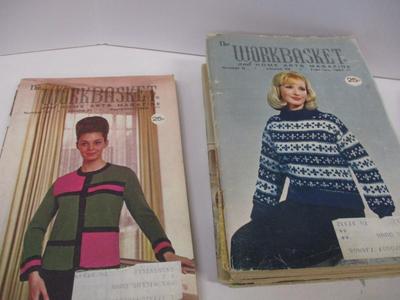 Sale Photo Thumbnail #1997: 1966-1967 1968-1969 Workbasket Magazines Knit Crochet Sewing Patterns Recipes