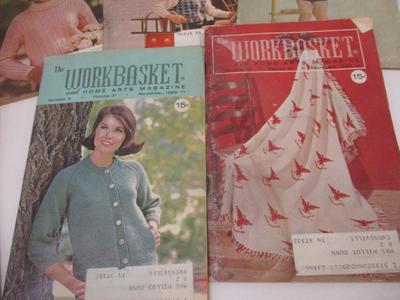 Sale Photo Thumbnail #2006: 1961-1963-1964-1965 Workbasket Magazines Knit Crochet Sewing Patterns Recipes