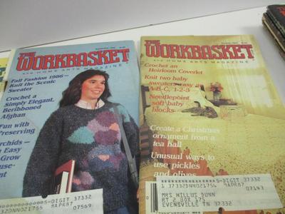 Sale Photo Thumbnail #2020: 1981-1986-1987-1988 Workbasket Magazines Knit Crochet Sewing Patterns Recipes