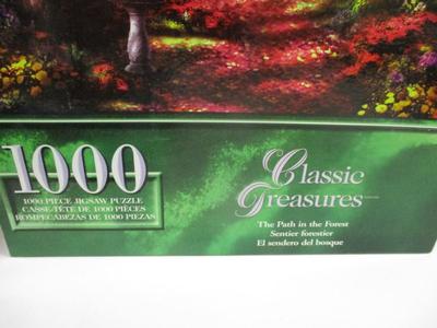 Sale Photo Thumbnail #1530: 2 Sealed & 1 Used Puzzles Big Ben Classic Treasures Beside Still Waters