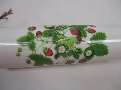 Sale Photo Thumbnail #196: Vintage Portmeirion "Summer Strawberries" Hollow Porcelain Rolling Pin