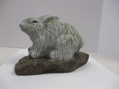 Sale Photo Thumbnail #217: Concrete Rabbit Statue Bunny