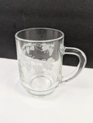 Sale Photo Thumbnail #435: Vintage Etched Barware Glass Coffee Cup