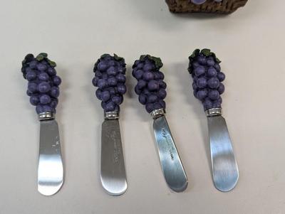 Sale Photo Thumbnail #373: Designer Mini Knife Spreader Holder Set Of 4
