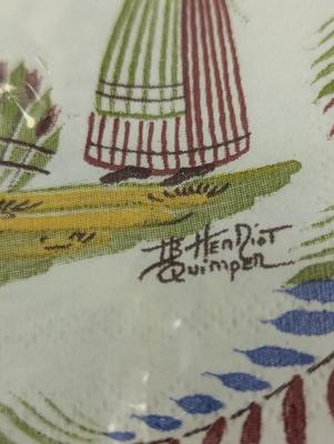 Sale Photo Thumbnail #267: Vintage HenRiot Quimper France