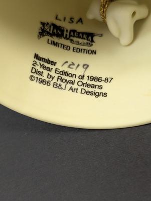 Sale Photo Thumbnail #282: 1986 Jan Hagara Bell Lisa Ceramic Figurine Porcelain Doll Baby Limited Edition