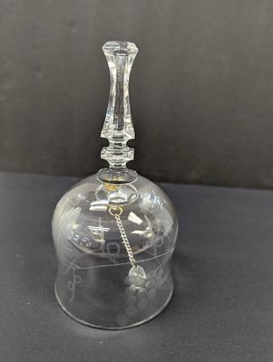 Sale Photo Thumbnail #306: Etched Crystal Bell #11