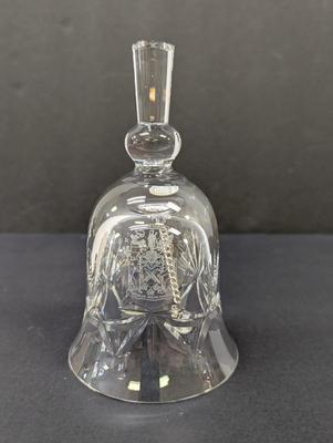 Sale Photo Thumbnail #312: The Vintage 1970's Edinburgh Crystal Bell #9 is a unique and elegant decorative collectible piece. Made by the renowned brand Edinburgh Crystal, this bell features intricate crystal details that are characteristic of the 1970s style. With its classic desi