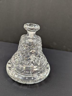 Sale Photo Thumbnail #342: The 1976 Waterford Crystal USA 200th Year Bicentennial Bell Base is a beautifully crafted piece made of crystal, designed specifically to commemorate the 200th year anniversary of the United States. This decorative bell base by Waterford is a symbol of pr
