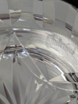 Sale Photo Thumbnail #346: The 1976 Waterford Crystal USA 200th Year Bicentennial Bell Base is a beautifully crafted piece made of crystal, designed specifically to commemorate the 200th year anniversary of the United States. This decorative bell base by Waterford is a symbol of pr