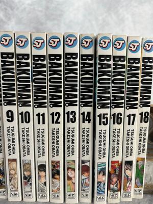 Bakuman Manga Comics Issues #1-18