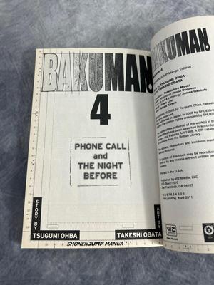 Bakuman Manga Comics Issues #1-18