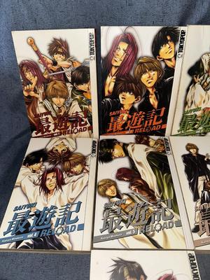 Saiyuki Reload Manga English Volume 1-9 Complete Tokyopop Kazuya Minekura