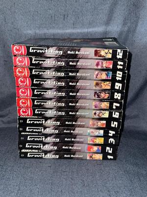 Gravitation Vol. 1-12 Complete Set - Maki Murakami Manga - English