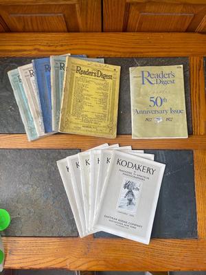 Sale Photo Thumbnail #959: Lot of Antique Readers' Digest and Kodakery Magazines (Lot of 12)