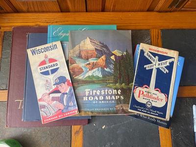 Sale Photo Thumbnail #966: Lot of Antique Books and Maps (Lot of 7)