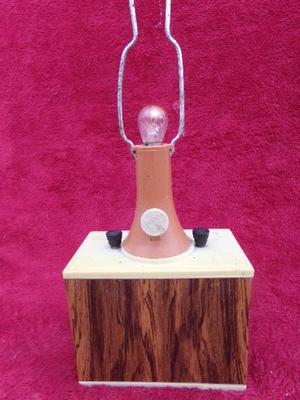 Lamp/lattern battery operated, it works. Uses a 6v lattern battery