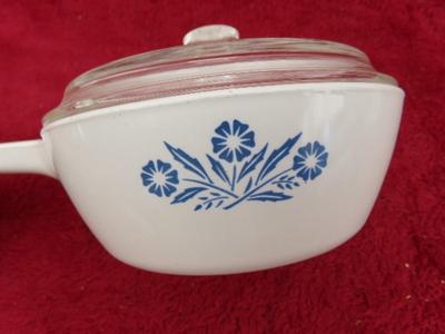 CLASSIC VTG Corning Ware MENU-ETTE w/corn flower pattern