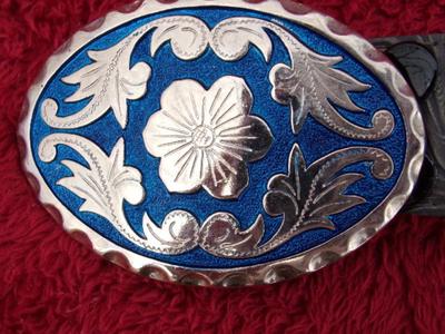 Lot of 5 Western Style belts w/buckles.
