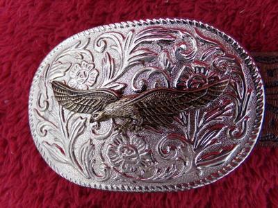 Lot of 5 Western Style belts w/buckles.