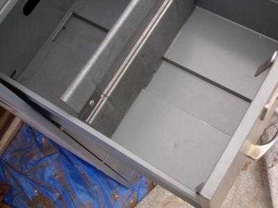 HD file cabinet. W/keys. Sturdy “Modern SteelCraft” brand.