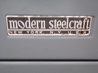 HD file cabinet. W/keys. Sturdy “Modern SteelCraft” brand.