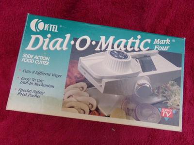 Dial-O-Matic slide action food cutter. By K-Tel as seen on TV in 90s