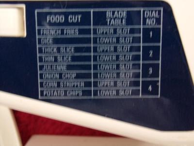 Dial-O-Matic slide action food cutter. By K-Tel as seen on TV in 90s