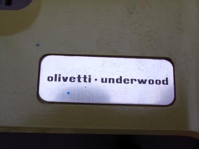 VTG Olivette-Underwood mechanical ADDING machine, works good.