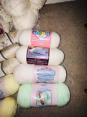 MILES OF SUPER SOFT YARN AND KNITTING NEEDLES