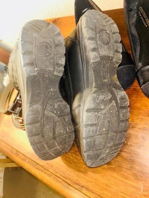 WOMENS BLACK W/P By TOTES SNOW BOOTS, SLIP ON SHOES AND BELTS