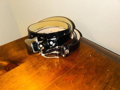 WOMENS BLACK W/P By TOTES SNOW BOOTS, SLIP ON SHOES AND BELTS