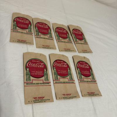 Coca-Cola Picnic Cooler and Other Vintage Soda Collectables (B1-BM)