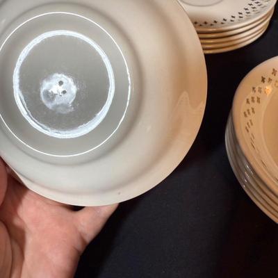 Homer Laughlin Golden Wheat Fleur de Lis China and More (B2-BM)