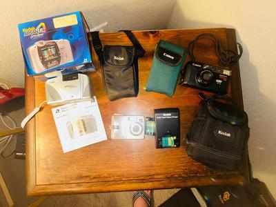 CANON AND KODAK CAMERAS