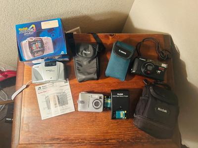 CANON AND KODAK CAMERAS