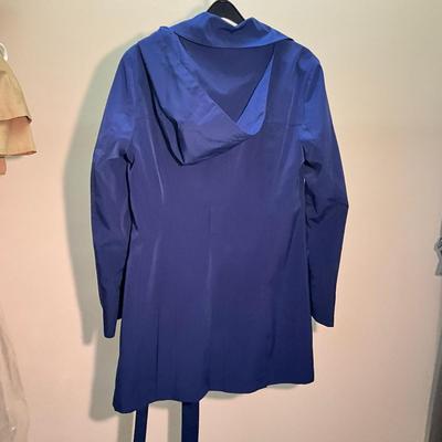 A1017 Blue London Fog Rain Jacket