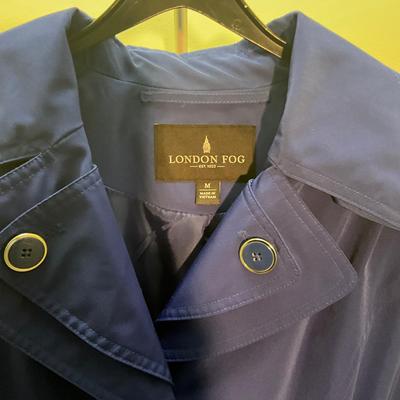 A1017 Blue London Fog Rain Jacket