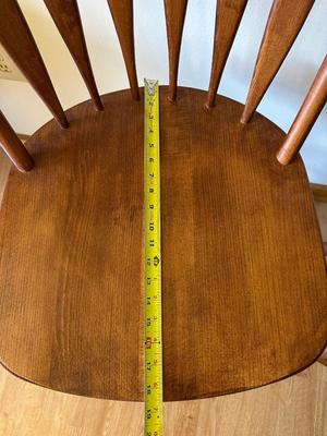 Pair of Wooden Swivel Counter Stools – 24” Seat Height