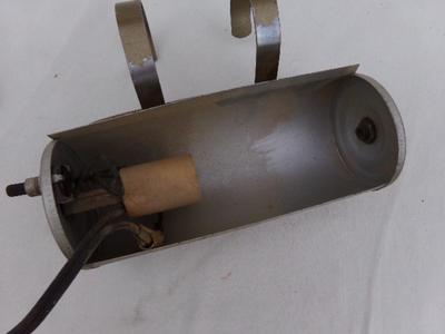 VTG bed headboard reading lamp, all metal construction.