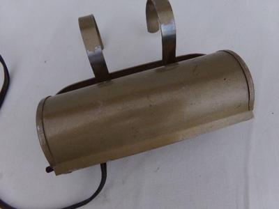 VTG bed headboard reading lamp, all metal construction.